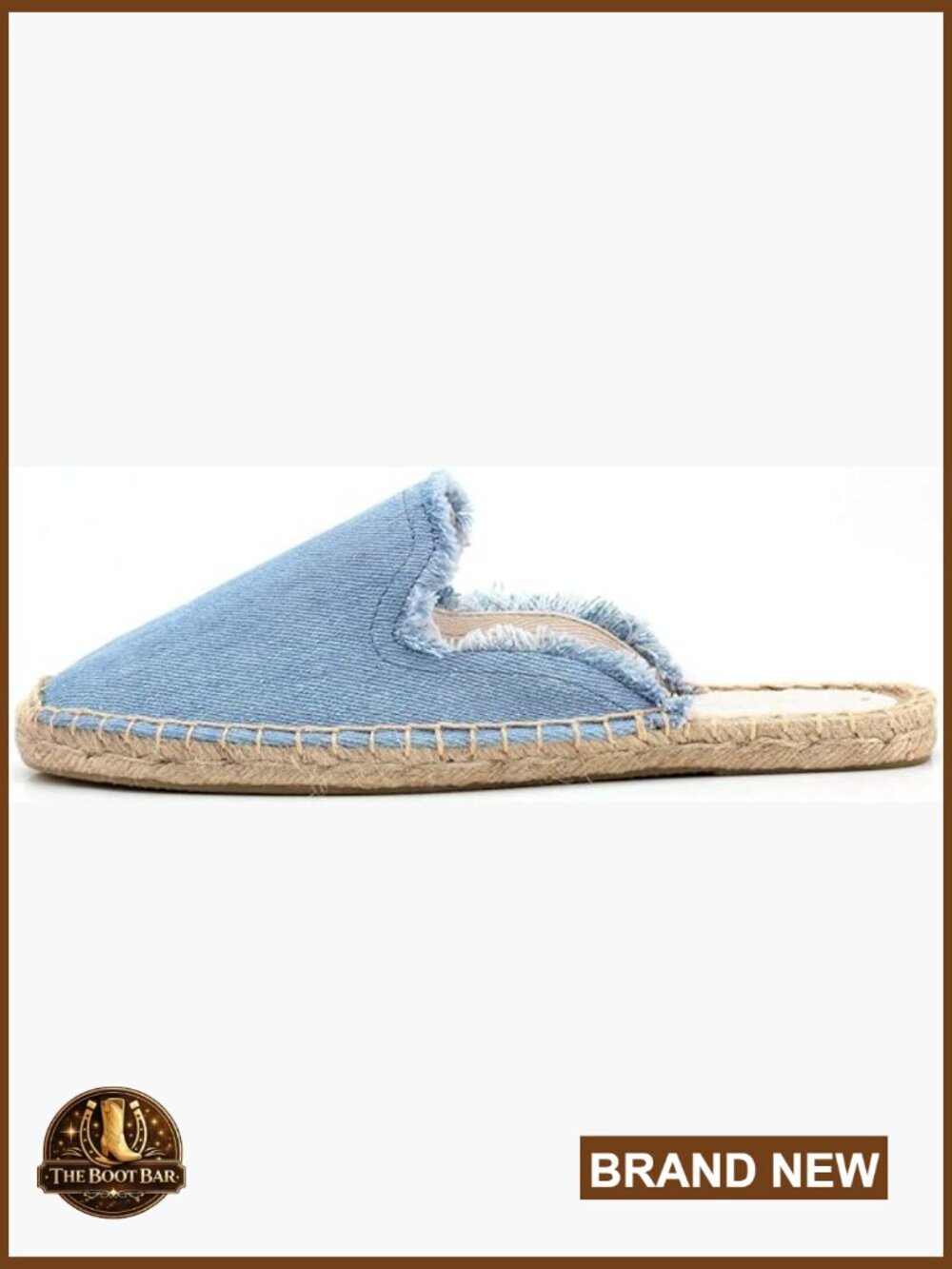 Canvas Espadrille Mules Breathable Flat Slip On Shoes Tassel Non-Slip